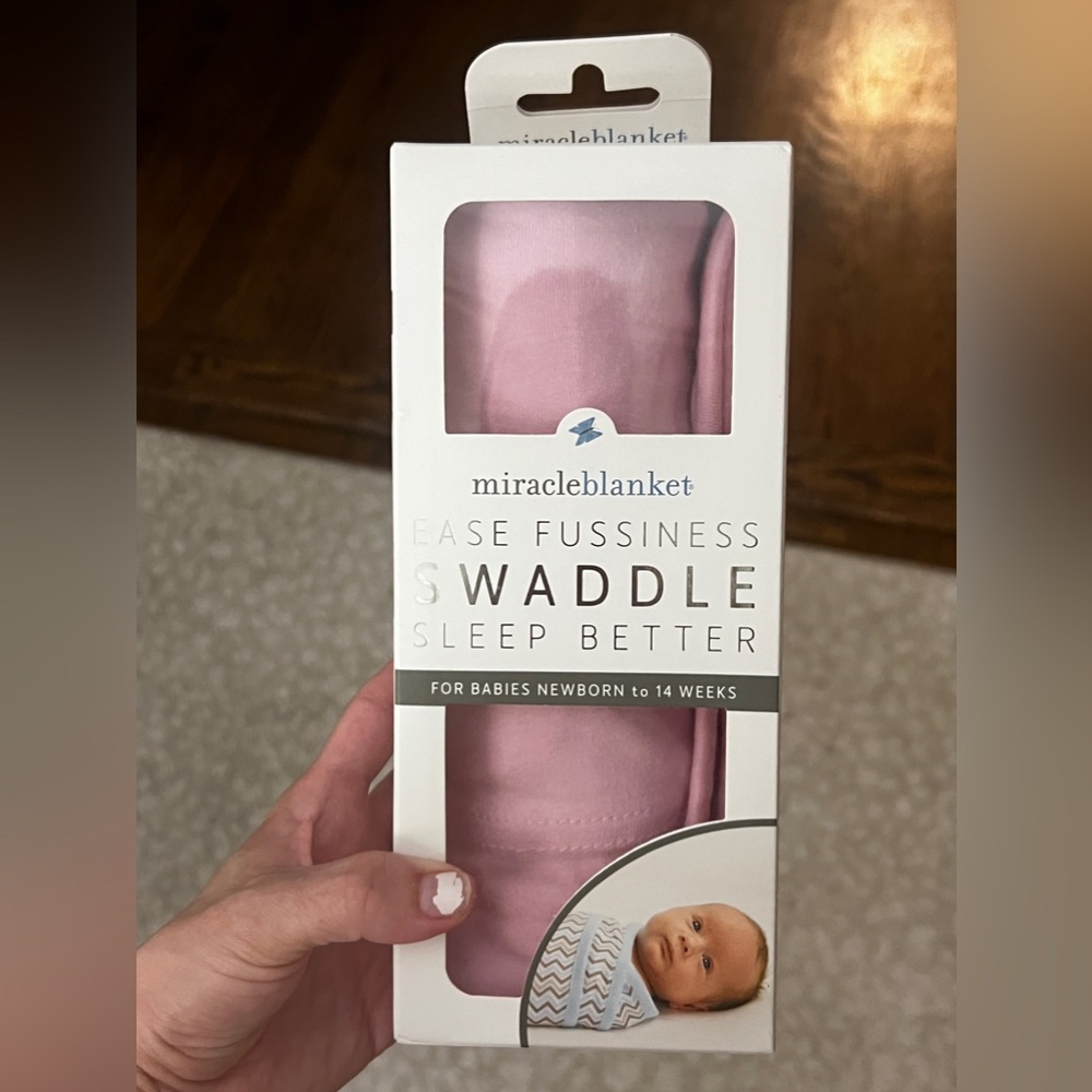NWT Pink Miracle Blanket Swaddle